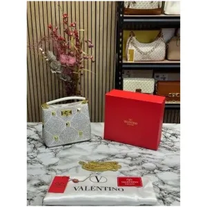 Valentino Rhinestone Lavie Handbag