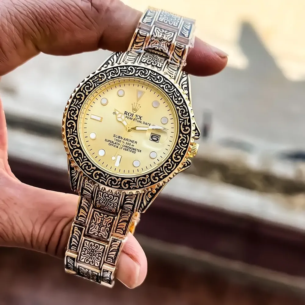 Premium Rolex Submarine Handcrafted Watch White Dial For Men (SUP5213) - Image 2