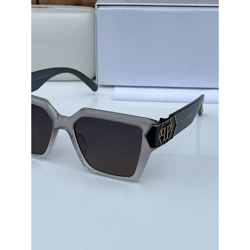Imported Philipp Plein Sunglasses Grey (SW6012) - Image 4