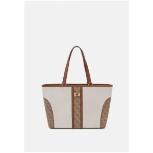 Guess Pearls Canvas Tote Bag