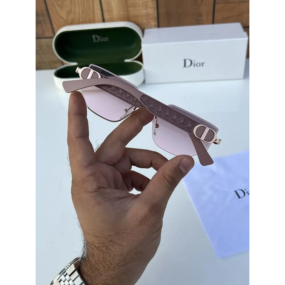 Luxury Dior Sunglasses Pink (SW6019) - Image 2