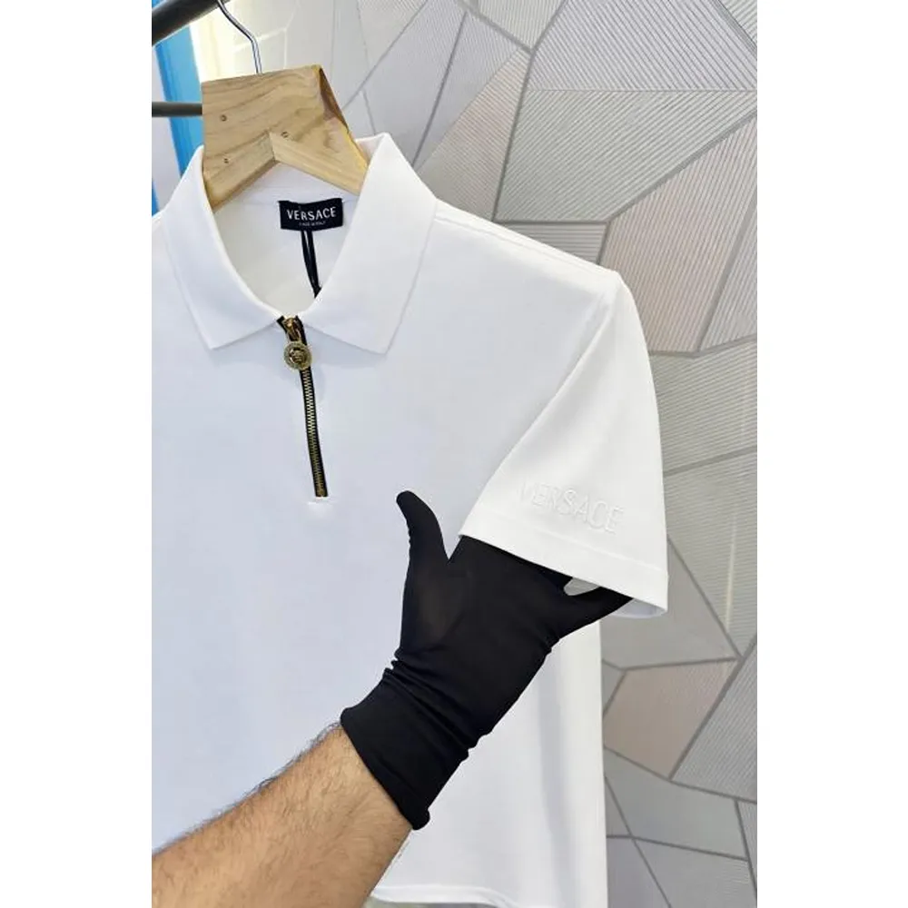 Trendy Versace Polo T-shirt For Men (BOT2516) - Image 2